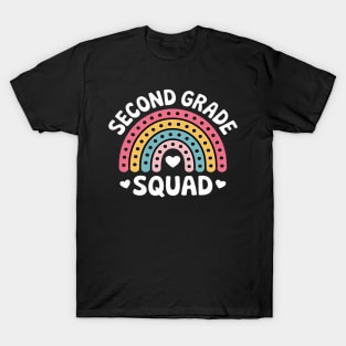 2nd GradeTeacher Squad Second Best Friend Matching Bestie T-Shirt
